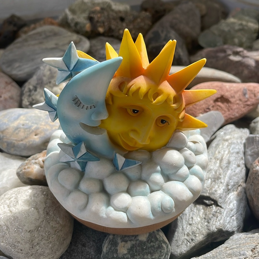 Sun and moon Candle Topper
